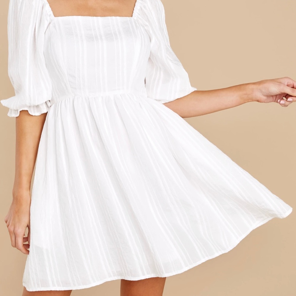 Red Dress Boutique Time After Time White Dress - S